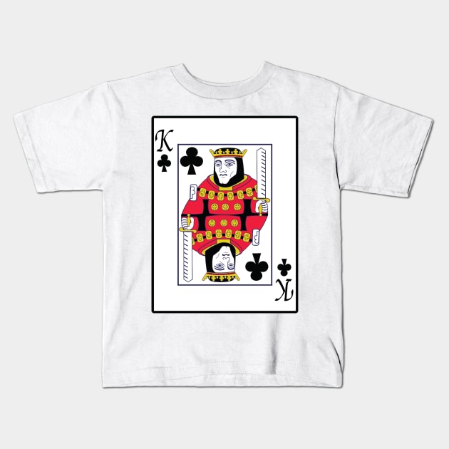 King of Clubs Foltest Kids T-Shirt by ProfessorHulk